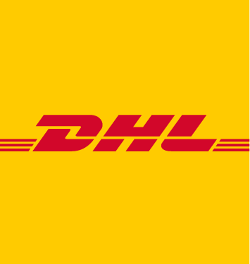 Dhl logo.