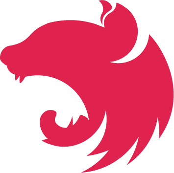 NEST.JS logo.