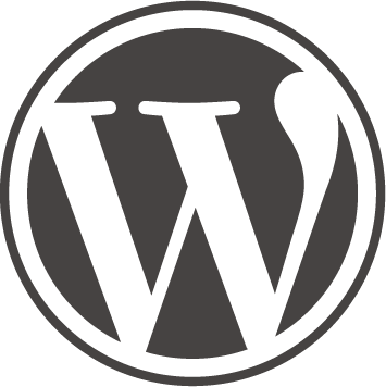 WORDPRESS logo.